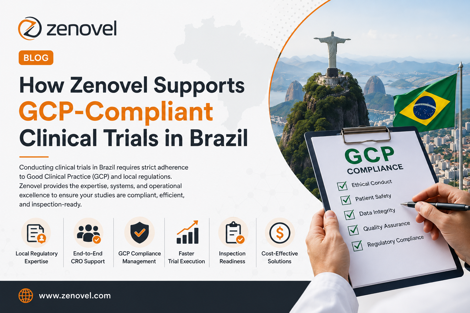 How Zenovel Supports GCP-Compliant Clinical Trials in Brazil